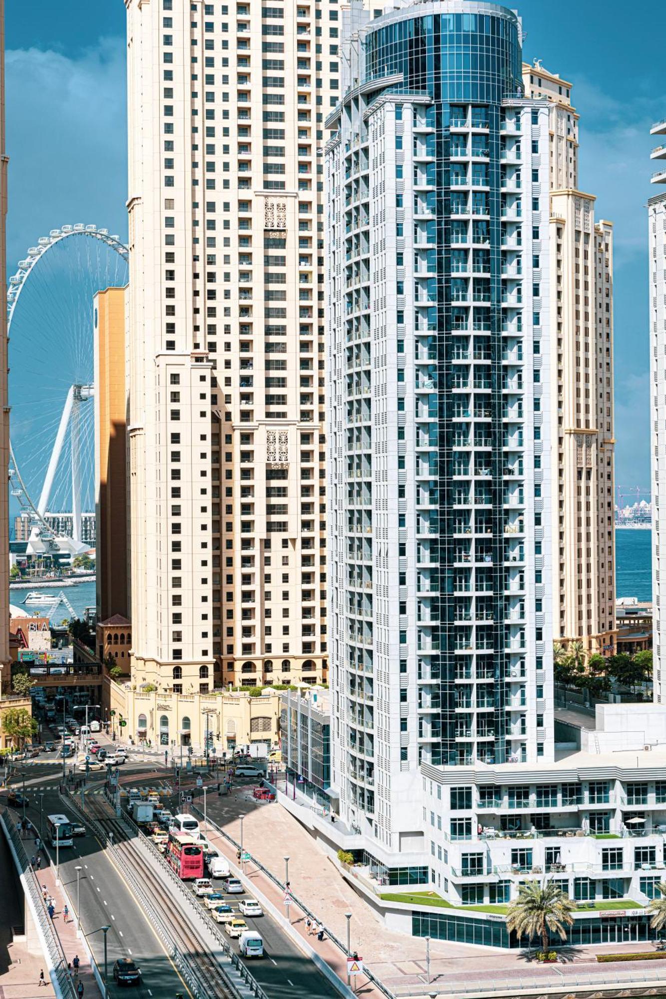 Luxury 1 Bedroom Marina View, Sleeps 5, 1 Min To Metro Appartement *